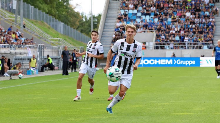 12.09.2026, xrekx, Fussball 3.Liga, 1.FC Saarbruecken - FC Ingolstadt 04 v.l. Max Plath (FC Ingolstadt 04) Saarbruecken