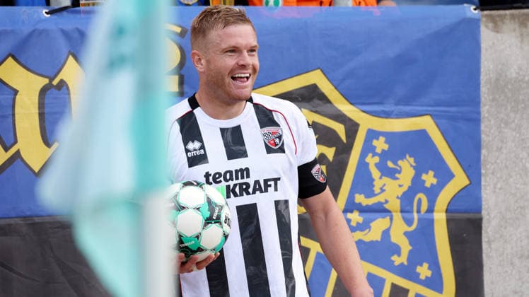 12.09.2026, xrekx, Fussball 3.Liga, 1.FC Saarbruecken - FC Ingolstadt 04 v.l. Einwurf Lars Lokotsch (FC Ingolstadt 04) Saarbruecken