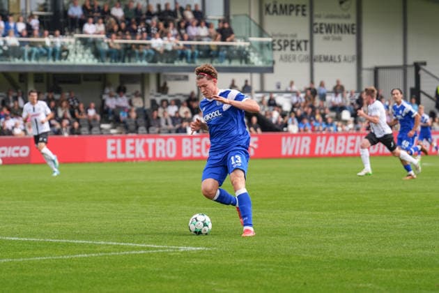 Deutschland: Fussball, 3. Liga, 5. Spieltag, Sportclub Arena Verl, SC Verl vs. SV Meppen: Richard Meier (SV Meppen, 13) Copyright: xMichelxWittex