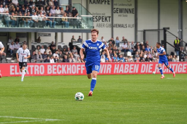 Deutschland: Fussball, 3. Liga, 5. Spieltag, Sportclub Arena Verl, SC Verl vs. SV Meppen: Richard Meier (SV Meppen, 13) Copyright: xMichelxWittex