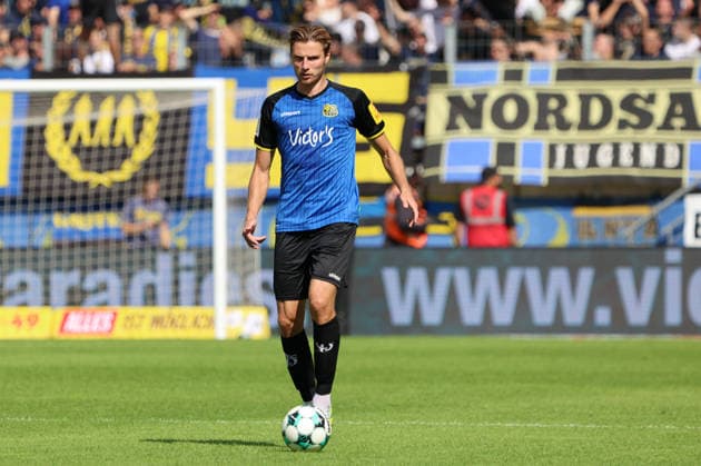 12.09.2026, Fussball, Herren, 3. Liga, Saison 2026 2027, 1. FC Saarbrücken - FC Ingolstadt 04, Siemen Voet (1. FC Saarbrücken) Saarbrücken Ludwigsparkstadion Saarland Deutschland (DEU) Copyright: xSebastianxBachx