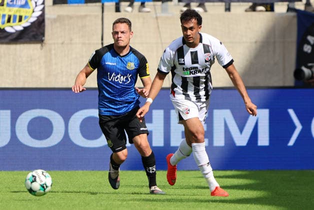 12.09.2026, Fussball, Herren, 3. Liga, Saison 2026 2027, 1. FC Saarbrücken - FC Ingolstadt 04, Patrick Sontheimer (1. FC Saarbrücken), Nishan Velupillay (FC Ingolstadt 04) Saarbrücken Ludwigsparkstadion Saarland Deutschland (DEU) Copyright: xSebastianxBachx