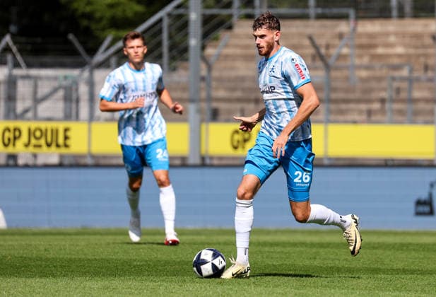 05.09.2026, Deutschland, Stuttgart, Fussball, Regionalliga Südwest, SV Stuttgarter Kickers vs. SG Barockstadt Fulda-Lehnerz, Luca Trslic (Kickers)