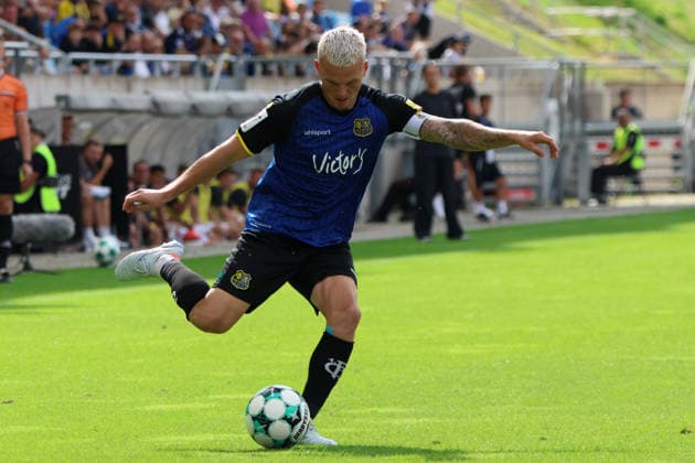 12.09.2026, Fussball, Herren, 3. Liga, Saison 2026 2027, 1. FC Saarbrücken - FC Ingolstadt 04, Florian Pick (1. FC Saarbrücken) Saarbrücken Ludwigsparkstadion Saarland Deutschland (DEU) Copyright: xSebastianxBachx