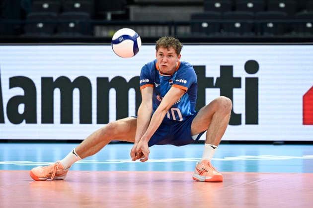 Tom Koops of the Netherlands during men s volleyball European Championships Pool C match Denmark vs Netherlands in Tampere, 12th of September, 2026. - EMMI KORHONEN Tampere Finland IZdoff66qM4  Copyright: xEmmixKorhonenx IZdoff66qM4