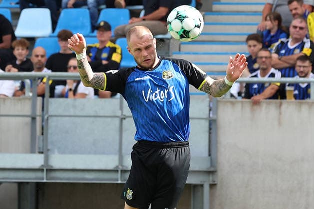 12.09.2026, xrekx, Fussball 3.Liga, 1.FC Saarbruecken - FC Ingolstadt 04 v.l. Philip Fahrner (1.FC Saarbruecken) Saarbruecken
