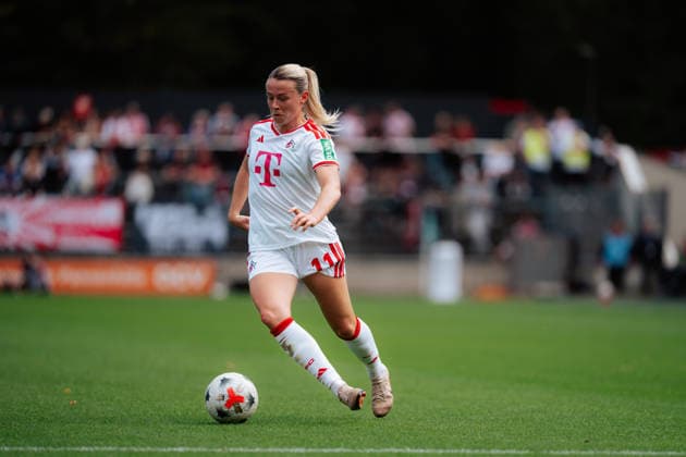12.09.26, Women, Football, Google Pixel Frauen Bundesliga, Season 2026 2027, 1.FC Köln vs. 1.FC Union Berlin, Matchday 4 Sandra Maria Jessen ( 11 - 1. FC Köln) dribbling Cologne Franz-Kremer-Stadium NRW Deutschland