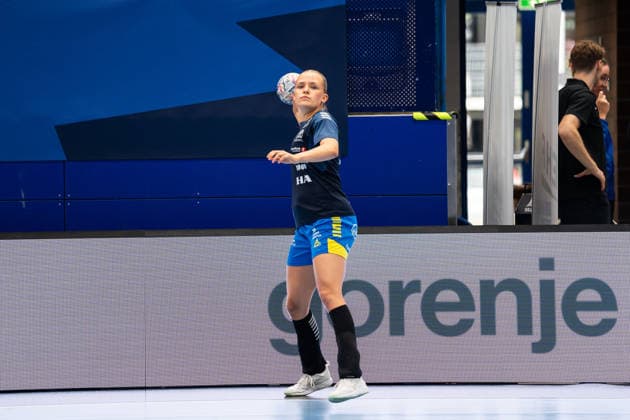 HSG Blomberg-Lippe (GER) vs. Storhamar Handball Elite (NOR), Handball, EHF Champions League Women, Gruppenphase, 12.9.2026, Saision 2026 2027, Lemgo Ada Aalstad (Storhamar Handball Elite, 29) beim Aufwaermen Lemgo Phoenix Contact Arena Deutschland