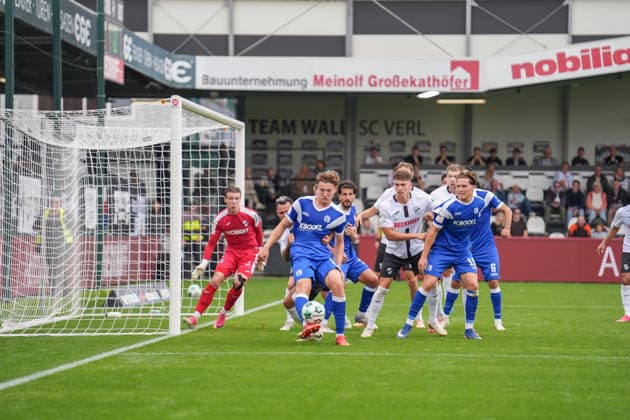 Deutschland: Fussball, 3. Liga, 5. Spieltag, Sportclub Arena Verl, SC Verl vs. SV Meppen: Richard Meier (SV Meppen, 13) Copyright: xMichelxWittex