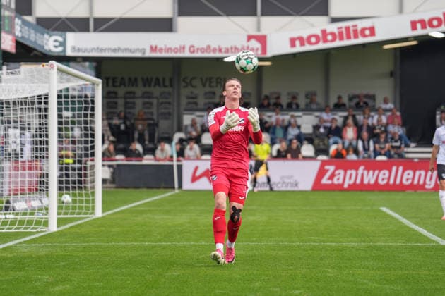 Deutschland: Fussball, 3. Liga, 5. Spieltag, Sportclub Arena Verl, SC Verl vs. SV Meppen: Timo Schlieck (SC Verl, 1) Copyright: xMichelxWittex