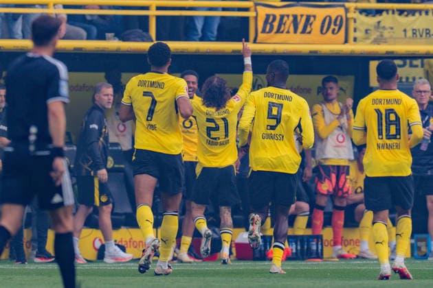 1. Bundesliga, 3. Spieltag, Borussia Dortmund vs. SC Paderborn 07 am 12.09.2026 Tor zum 1:0 durch Fabio Silva *** Bundesliga 1, Matchday 3, Borussia Dortmund vs. SC Paderborn 07 on September 12, 2026. Goal to make it 1–0 by Fabio Silva Copyright: xBahhoxKarax