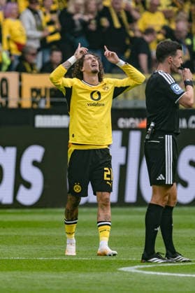 Deutschland: Bundesliga 2026 2027 3. Spieltag, Borussia Dortmund vs. SC Paderborn 07 , Samstag, 12.09.2026 Signal Iduna Park, Nordrhein-Westfalen Tor zum 1:0 durch Fabio Silva (Borussia Dortmund, 21) Jubel Freude Emotionen Torjubel *** Germany Bundesliga 2026–2027, Matchday 3, Borussia Dortmund vs. SC Paderborn 07, Saturday, September 12, 2026, Signal Iduna Park, North Rhine-Westphalia. Goal to make it 1–0 by Fabio Silva of Borussia Dortmund, 21. Cheers, joy, emotions, goal celebration. Copyright: xCelinaxLeiersx