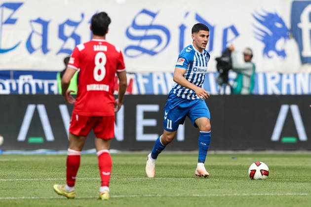 Felipe Chavez (1. FC Magdeburg,11) - 2. Fußball Bundesliga Saison 2026-2027 1. FC Magdeburg vs 1. FC Kaiserslautern in der Avnet Arena in Magdeburg - Aktion,Fußball,Mann,Männer,Deutschland,12.09.2026 *** Felipe Chavez, 1 FC Magdeburg, 11 2, 2026–2027 Bundesliga Season, 1 FC Magdeburg vs. 1 FC Kaiserslautern at the Avnet Arena in Magdeburg; Action, Soccer, Man,Men, Germany, September 12, 2026