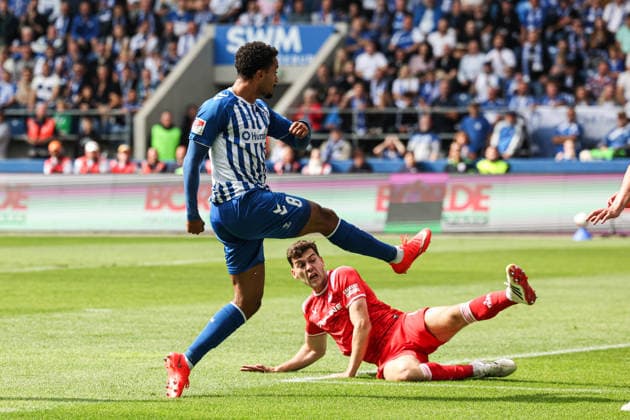 Torschütze Emmanuel Iyoha (1. FC Magdeburg,8) trifft zum 1-0 - 2. Fußball Bundesliga Saison 2026-2027 1. FC Magdeburg vs 1. FC Kaiserslautern in der Avnet Arena in Magdeburg - Aktion,Fußball,Mann,Männer,Deutschland,12.09.2026 *** Goal scorer Emmanuel Iyoha of 1. FC Magdeburg, No. 8, scores to make it 1–0 in the 2026–2027 Bundesliga season match between 1. FC Magdeburg and 1. FC Kaiserslautern at the Avnet Arena in Magdeburg. Action, soccer, man,Men, Germany, September 12, 2026
