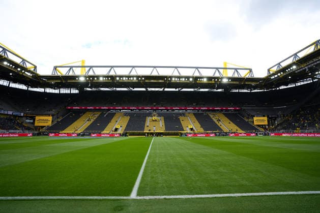 Blick auf das Stadion vor dem Spiel. GER, Borussia Dortmund vs SC Paderborn 07, 1. Bundesliga, 3. Spieltag, Saison 2026-27, Signal Iduna Park, Dortmund, 12.09.2026 DFL REGULATIONS PROHIBIT ANY USE OF PHOTOGRAPHS AS IMAGE SEQUENCES AND OR QUASI-VIDEO GER, Borussia Dortmund vs SC Paderborn 07, 1. Bundesliga, 3. Spieltag, Saison 2026-27, 12.09.2026 Dortmund *** View of the stadium before the match: GER, Borussia Dortmund vs. SC Paderborn 07, Bundesliga 1, Matchday 3, 2026–27 Season, Signal Iduna Park, Dortmund, September 12, 2026. DFL regulations prohibit any use of photographs as image sequences and or quasi-video. GER, Borussia Dortmund vs. SC Paderborn 07, Bundesliga 1, Matchday 3, 2026–27 Season, September 12, 2026, Dortmund Copyright: xEibner-Pressefoto ScottxColemanx EP_SCN