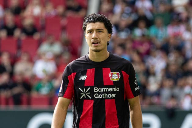 Deutschland: FC Augsburg vs Bayer 04 Leverkusen, 1. Bundesliga, Saison 2026 27, WWK Arena (Augsburg): Ibrahim Maza, (Bayer Leverkusen, 30) Portraitfoto, Portrait, Einzelaufnahme, Porträt Augsburg WWK Arena Bayern Deutschland *** Germany: FC Augsburg vs. Bayer 04 Leverkusen, Bundesliga 1, 2026–27 Season, WWK Arena, Augsburg; Ibrahim Maza, Bayer Leverkusen, 30; portrait photo, portrait, individual shot, portrait, Augsburg, WWK Arena, Bavaria, Germany Copyright: xBenedictxChristx