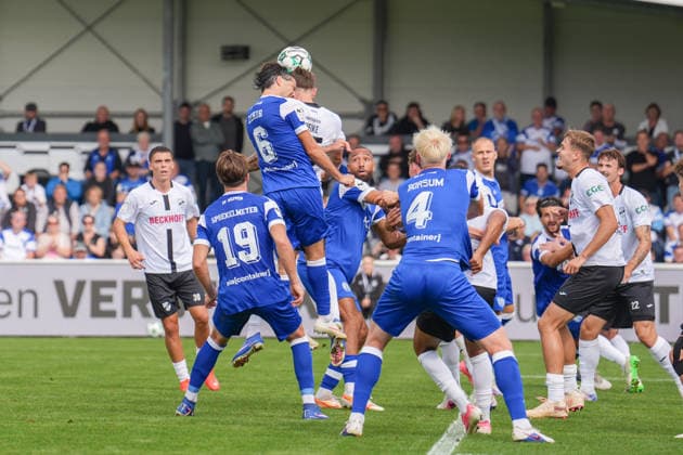 Deutschland: Fussball, 3. Liga, 5. Spieltag, Sportclub Arena Verl, SC Verl vs. SV Meppen: Ersin Zehir (SV Meppen, 6) Copyright: xMichelxWittex