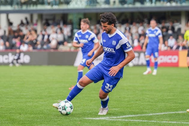 Deutschland: Fussball, 3. Liga, 5. Spieltag, Sportclub Arena Verl, SC Verl vs. SV Meppen: Stefan Rankic (SV Meppen, 33) Copyright: xMichelxWittex