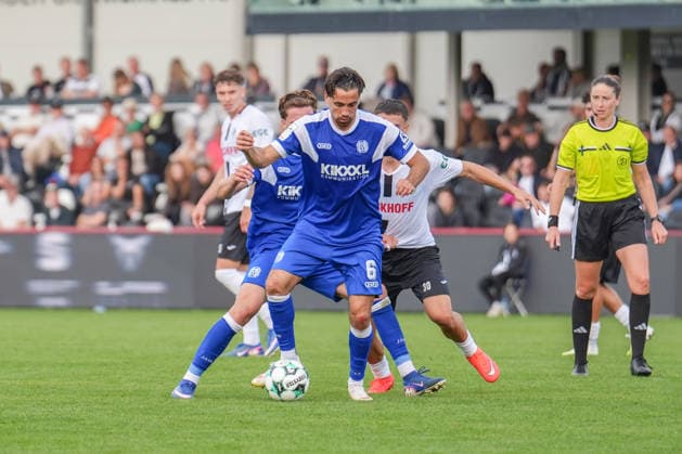 Deutschland: Fussball, 3. Liga, 5. Spieltag, Sportclub Arena Verl, SC Verl vs. SV Meppen: Ersin Zehir (SV Meppen, 6) Copyright: xMichelxWittex