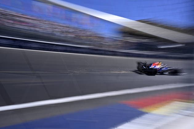Ahead of the Formula 1 Spanish Grand Prix MADRID, SPAIN - SEPTEMBER 12: Liam Lawson of Red Bull Racing on track during the practice session ahead of the Formula 1 Spanish Grand Prix at the Madring circuit in Madrid, Spain, on September 12, 2026. Burak Akbulut Anadolu Madrid Spain. Editorial use only. Please get in touch for any other usage.  Copyright: x2026xAnadoluxBurakxAkbulutx