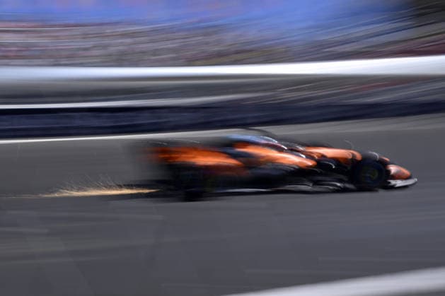 Ahead of the Formula 1 Spanish Grand Prix MADRID, SPAIN - SEPTEMBER 12: Lando Norris of McLaren on track during the practice session ahead of the Formula 1 Spanish Grand Prix at the Madring circuit in Madrid, Spain, on September 12, 2026. Burak Akbulut Anadolu Madrid Spain. Editorial use only. Please get in touch for any other usage.  Copyright: x2026xAnadoluxBurakxAkbulutx