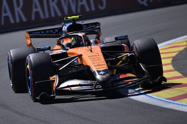 Ahead of the Formula 1 Spanish Grand Prix MADRID, SPAIN - SEPTEMBER 12: Lando Norris of McLaren on track during the practice session ahead of the Formula 1 Spanish Grand Prix at the Madring circuit in Madrid, Spain, on September 12, 2026. Burak Akbulut Anadolu Madrid Spain. Editorial use only. Please get in touch for any other usage.  Copyright: x2026xAnadoluxBurakxAkbulutx