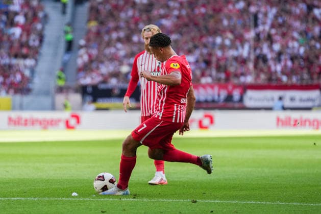 1. Bundesliga: SC Freiburg vs Borussia Mönchengladbach, 12.09.2026 Derry Scherhant (SC Freiburg, 7) mit einem Freistoß 1. Bundesliga: SC Freiburg vs Borussia Mönchengladbach, Europa-Park-Stadion, 12.09.2026 DFB DFL REGULATIONS PROHIBIT ANY USE OF PHOTOGRAPHS AS IMAGE SEQUENCES AND OR QUASI-VIDEO. *** 1 Bundesliga: SC Freiburg vs. Borussia Mönchengladbach, September 12, 2026; Derry Scherhant (SC Freiburg), scored on a free kick; 1 Bundesliga: SC Freiburg vs. Borussia Mönchengladbach, Europa-Park Stadium, September 12, 2026 DFB and DFL regulations prohibit any use of photographs as image sequences and or quasi-video. u009D Copyright: xBEAUTIFULxSPORTS Boscox