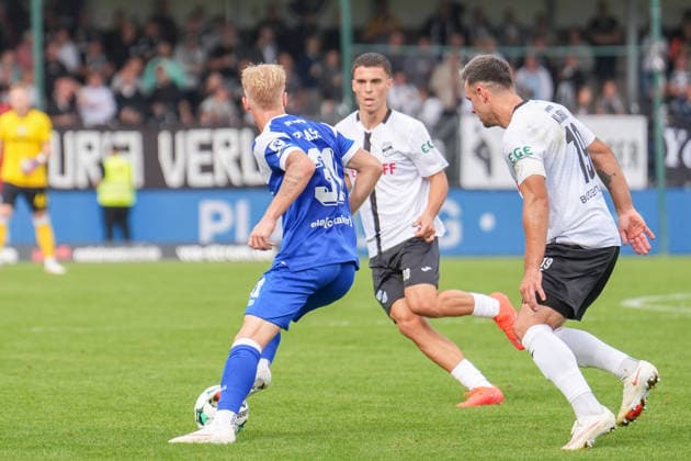 Deutschland: Fussball, 3. Liga, 5. Spieltag, Sportclub Arena Verl, SC Verl vs. SV Meppen: Luca Prasse (SV Meppen, 31) Copyright: xMichelxWittex