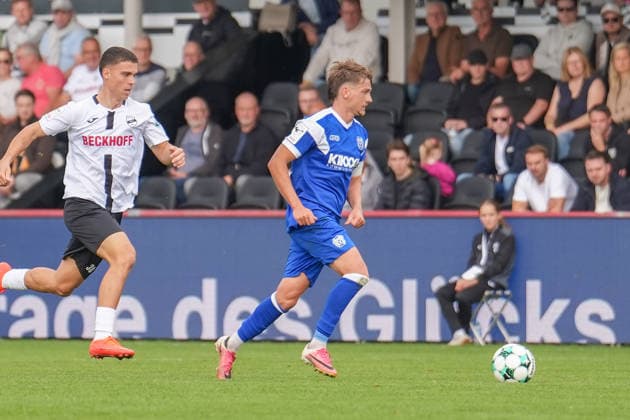 Deutschland: Fussball, 3. Liga, 5. Spieltag, Sportclub Arena Verl, SC Verl vs. SV Meppen: Thorben Deters (SV Meppen, 14) Copyright: xMichelxWittex