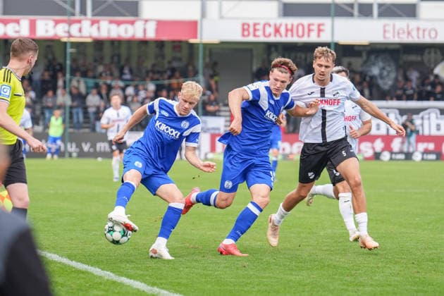 Deutschland: Fussball, 3. Liga, 5. Spieltag, Sportclub Arena Verl, SC Verl vs. SV Meppen: Luca Prasse (SV Meppen, 31) Copyright: xMichelxWittex