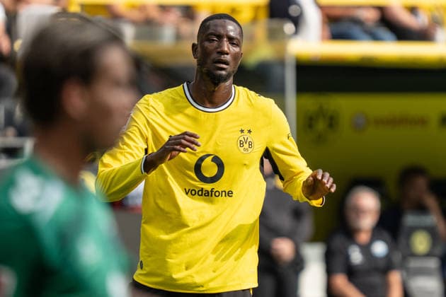 Deutschland: Bundesliga 2026 2027 3. Spieltag, Borussia Dortmund vs. SC Paderborn 07 , Samstag, 12.09.2026 Signal Iduna Park, Nordrhein-Westfalen Serhou Guirassy (Borussia Dortmund, 9) *** Germany Bundesliga 2026–2027, Matchday 3: Borussia Dortmund vs. SC Paderborn 07, Saturday, September 12, 2026, Signal Iduna Park, North Rhine-Westphalia, Serhou Guirassy (Borussia Dortmund), 9 Copyright: xCelinaxLeiersx