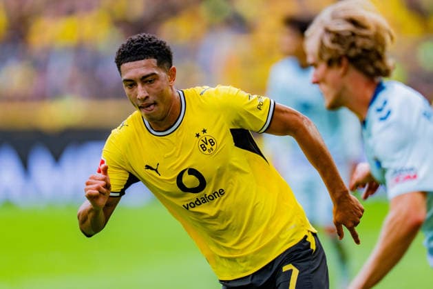 1. Bundesliga, 3. Spieltag, Borussia Dortmund vs. SC Paderborn 07 am 12.09.2026 Jobe Bellingham Mattes Hansen *** Bundesliga 1, Matchday 3, Borussia Dortmund vs. SC Paderborn 07 on September 12, 2026: Jobe Bellingham, Mattes Hansen Copyright: xBahhoxKarax