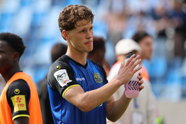 12.09.2026, Fussball, Herren, 3. Liga, Saison 2026 2027, 1. FC Saarbrücken - FC Ingolstadt 04, Daniel Gleiber (1. FC Saarbrücken) enttäuscht Saarbrücken Ludwigsparkstadion Saarland Deutschland (DEU) Copyright: xSebastianxBachx