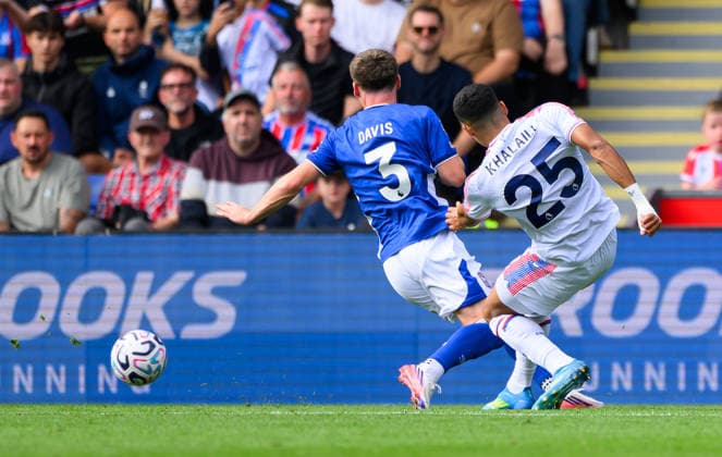 Crystal Palace v Ipswich Town Premier League Anan Khalaili of Crystal Palace scores his first goal against Ipswich Town during the Premier League match at Selhurst Park, London 12 09 2026 UK Newspapers OUT Copyright: xGraemexWilcocksonx FIL-23935-0039