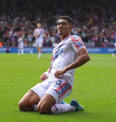 Premier League - Crystal Palace v Ipswich Town LONDON, ENGLAND, SEPTEMBER 12: GOAL 1-0, Anan Khalaili of Crystal Palace goal celebration after scoring a goal to put Crystal Palace 1-0 ahead during The Premier League match between Crystal Palace v Ipswich Town at Selhurst Park Stadium, London, England, on September 12. (Photo by Daniel Weir) London Selhurst Park Stadium England Copyright: xDanielxWeir SportsxPressxPhotox Sportspressphoto_SPR228611