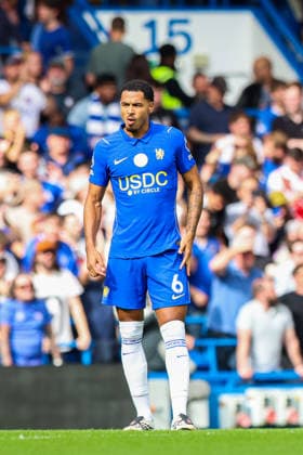 LONDON, ENGLAND, Saturday 12th September 2026: Levi Colwill of Chelsea watches during the Premier League Fixture between Chelsea and Hull City at Stamford Bridge in London, England. (Photo by Alex Ferrelly Sports Press Photo)  Copyright: xAlexxFerrelly SportsxPressxPhotox Sportspressphoto_SPR228625