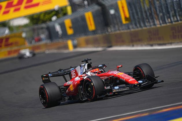 September 12, 2026, Madrid, Madrid, Spain: Charles Leclerc of Monaco driving the (16) Scuderia Ferrari HP SF-26 on track during free practice 3 ahead of the F1 Grand Prix of Spain at Madring on September 12, 2026, in Madrid, Spain. Madrid Spain - ZUMAa181 20260912_zaa_a181_162 Copyright: xOscarxJ.xBarrosox