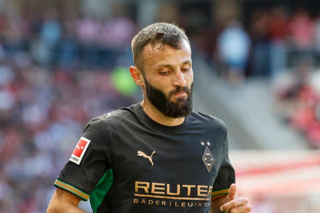 Franck Honorat (Borussia Mönchengladbach, 09), Mimik, Gesichtsausdruck, Emotion , Deutschland, Fussball, 1. Bundesliga, 3.Spieltag, 2026 2027, SC Freiburg vs. Borussia Mönchengladbach, 12.09.2026, Freiburg im Breisgau Europa-Park Stadion Deutschland *** Franck Honorat, Borussia Mönchengladbach, 09, facial expressions, emotion, Germany, soccer, Bundesliga 1, Matchday 3, 2026–2027, SC Freiburg vs. Borussia Mönchengladbach, September 12, 2026, Freiburg im Breisgau, Europa-Park Stadium, Germany Copyright: xGrantxHubbsx