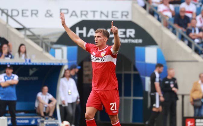 12.09.26 TSG 1899 Hoffenheim - VfB Stuttgart Deutschland, Sinsheim, 12.09.2026, Fussball, Bundesliga, Saison 2026 2027, TSG 1899 Hoffenheim - VfB Stuttgart: .VFB Kapitän Grischa Prömel *** September 12, 2026 TSG 1899 Hoffenheim VfB Stuttgart Germany, Sinsheim, September 12, 2026, Soccer, Bundesliga, 2026–2027 Season, TSG 1899 Hoffenheim vs. VfB Stuttgart; VfB captain Grischa Prömel