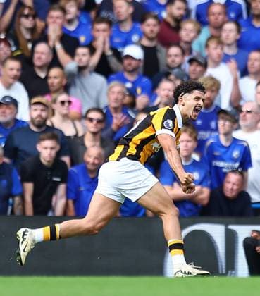 Mohamed Belloumi of Hull City celebrates scoring their sides second goal Chelsea v Hull City, Premier League, Football, Football, Stamford Bridge, London, UK - 12 Sep 2026London Stamford Bridge United Kingdom EDITORIAL USE ONLY No use with unauthorised audio, video, data, fixture lists, club league logos or live services. Online in-match use limited to 120 images, no video emulation. No use in betting, games or single club league player publications.  Copyright: xMichaelxZemanek Shutterstockx 17144546ad