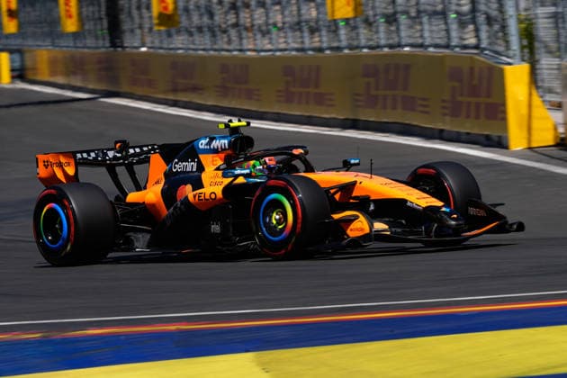 September 12, 2026, Madrid, Madrid, Spain: Lando Norris of Great Britain driving the (1) McLaren Mastercard F1 Team MCL40 on track during free practice 3 ahead of the F1 Grand Prix of Spain at Madring on September 12, 2026, in Madrid, Spain. Madrid Spain - ZUMAa181 20260912_zaa_a181_178 Copyright: xOscarxJ.xBarrosox