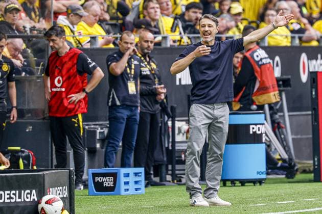 DORTMUND - Borussia Dortmund Head Coach Niko Kovac gestures during the Bundesliga match between Borussia Dortmund and SC Paderborn 07 at Signal Iduna Park on September 12, 2026, in Dortmund, Germany. MARCEL TER BALS ANP Bundesliga 2026 27 xVIxANPxSportx xMarcelxterxBalsxIVx 568301468 originalFilename: 568301468.jpg