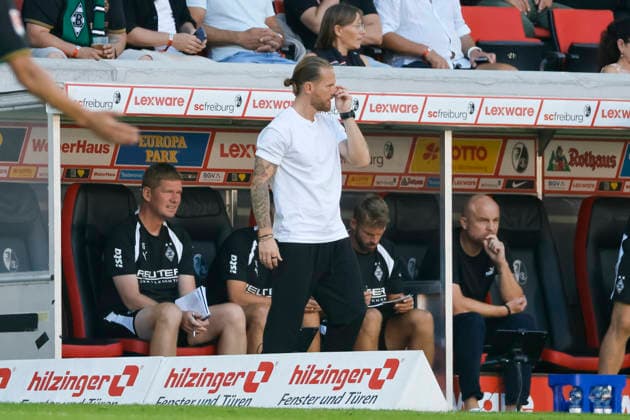Eugen Polanski (Borussia Mönchengladbach, Trainer) , Deutschland, Fussball, 1. Bundesliga, 3.Spieltag, 2026 2027, SC Freiburg vs. Borussia Mönchengladbach, 12.09.2026, Freiburg im Breisgau Europa-Park Stadion Deutschland *** Eugen Polanski, Borussia Mönchengladbach, Coach, Germany, Soccer, Bundesliga 1, Matchday 3, 2026–2027, SC Freiburg vs. Borussia Mönchengladbach, September 12, 2026, Freiburg im Breisgau, Europa-Park Stadium, Germany Copyright: xGrantxHubbsx