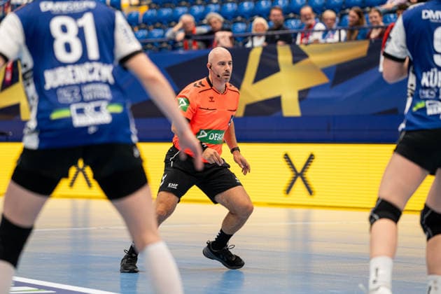 HSG Blomberg-Lippe (GER) vs. Storhamar Handball Elite (NOR), Handball, EHF Champions League Women, Gruppenphase, 12.9.2026, Saision 2026 2027, Lemgo Boris Cipov (Referee) Lemgo Phoenix Contact Arena Deutschland