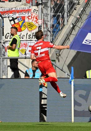 TOR zum 1:1 Maximilian Mittelstaedt VfB Stuttgart (07) Torjubel TSG 1899 Hoffenheim vs VfB Stuttgart 12.09.2026 DFL REGULATIONS PROHIBIT ANY USE OF PHOTOGRAPHS AS IMAGE SEQUENCES AND OR QUASI-VIDEO TSG 1899 Hoffenheim vs VfB Stuttgart *** GOAL: 1-1 Maximilian Mittelstaedt, VfB Stuttgart 07. Goal celebration: TSG 1899 Hoffenheim vs. VfB Stuttgart, September 12, 2026. DFL regulations prohibit any use of photographs as image sequences and or QUASI VIDEO TSG 1899 Hoffenheim vs. VfB Stuttgart