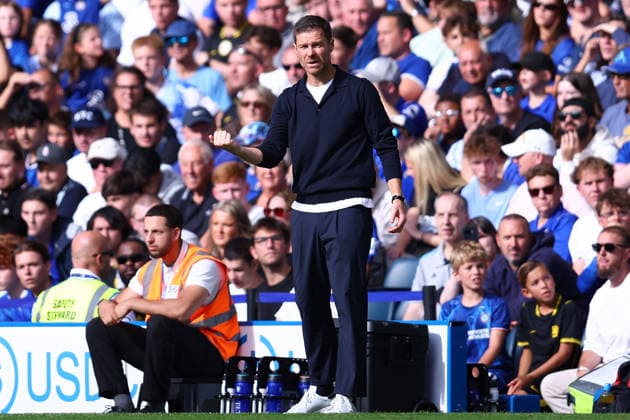 London, England, 12th September 2026. Xabi Alonso head coach of Chelsea during the Chelsea vs Hull City Premier League match at Stamford Bridge, London. Picture credit should read: Paul Terry Sportimage EDITORIAL USE ONLY. No use with unauthorised audio, video, data, fixture lists, club league logos or live services. Online in-match use limited to 120 images, no video emulation. No use in betting, games or single club league player publications. SPI_013_PT_Chelsea_Hull SPI-4991-0013