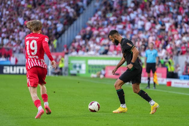 1. Bundesliga: SC Freiburg vs Borussia Mönchengladbach, 12.09.2026 Franck Honorat (Borussia Mönchengladbach, 9) am Ball 1. Bundesliga: SC Freiburg vs Borussia Mönchengladbach, Europa-Park-Stadion, 12.09.2026 DFB DFL REGULATIONS PROHIBIT ANY USE OF PHOTOGRAPHS AS IMAGE SEQUENCES AND OR QUASI-VIDEO. *** 1 Bundesliga SC Freiburg vs. Borussia Mönchengladbach, September 12, 2026 Franck Honorat Borussia Mönchengladbach, 9 on the ball 1 Bundesliga SC Freiburg vs. Borussia Mönchengladbach, Europa-Park Stadium, September 12, 2026 DFB and DFL regulations prohibit any use of photographs as image sequences and or quasi-video. u009D Copyright: xBEAUTIFULxSPORTS Boscox