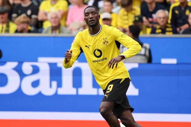 Dortmund, Deutschland: 12.09.2026 - 1. Bundesliga 2026 27 - 3. Spieltag - Borussia Dortmund vs. SC Paderborn Im Bild: Serhou Guirassy (BVB) (DFL DFB REGULATIONS PROHIBIT ANY USE OF PHOTOGRAPHS as IMAGE SEQUENCES and or QUASI-VIDEO) *** *** Dortmund, Germany September 12, 2026 1 Bundesliga 2026, Matchday 27, Borussia Dortmund vs. SC Paderborn Pictured: Serhou Guirassy BVB DFL DFB REGULATIONS PROHIBIT ANY USE OF PHOTOGRAPHS AS IMAGE SEQUENCES AND OR QUASI-VVIDEO *** Copyright: HMBxMedia MadeleinexFantini