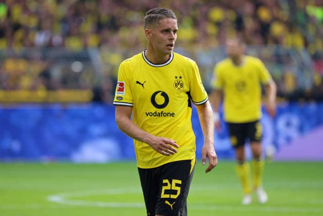 Dortmund, Deutschland: 12.09.2026 - 1. Bundesliga 2026 27 - 3. Spieltag - Borussia Dortmund vs. SC Paderborn Im Bild: Joey Veerman (BVB) (DFL DFB REGULATIONS PROHIBIT ANY USE OF PHOTOGRAPHS as IMAGE SEQUENCES and or QUASI-VIDEO) *** *** Dortmund, Germany September 12, 2026 2026 Bundesliga Matchday 3 Borussia Dortmund vs. SC Paderborn Pictured: Joey Veerman BVB DFL DFB REGULATIONS PROHIBIT ANY USE OF PHOTOGRAPHS AS IMAGE SEQUENCES AND OR QUASI-VIDEO *** Copyright: HMBxMedia MadeleinexFantini