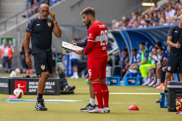 12.09.26 TSG Hoffenheim - VfB Stuttgart Deutschland, Sinsheim, 12.09.2026, Fussball, Bundesliga, Saison 2026 2027, TSG Hoffenheim - VfB Stuttgart: Deniz Undav (VfB Stuttgart), Einwechslung. *** September 12, 2026 TSG Hoffenheim vs. VfB Stuttgart Germany, Sinsheim, September 12, 2026, Soccer, Bundesliga, 2026–2027 Season, TSG Hoffenheim vs. VfB Stuttgart, Deniz Undav (VfB Stuttgart), Substitute